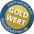 Goldwert Auszeichnung, welche empfohlen wird auf KennstDuEinen.de